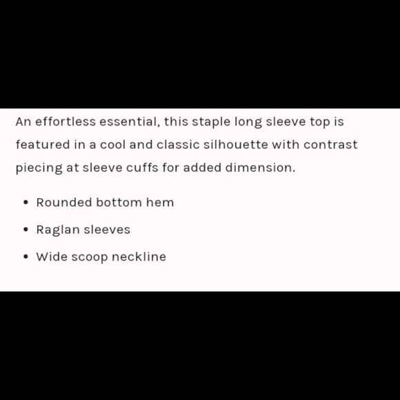 Free People Knitted Sleeve Raglan Top - Picture 4 of 7